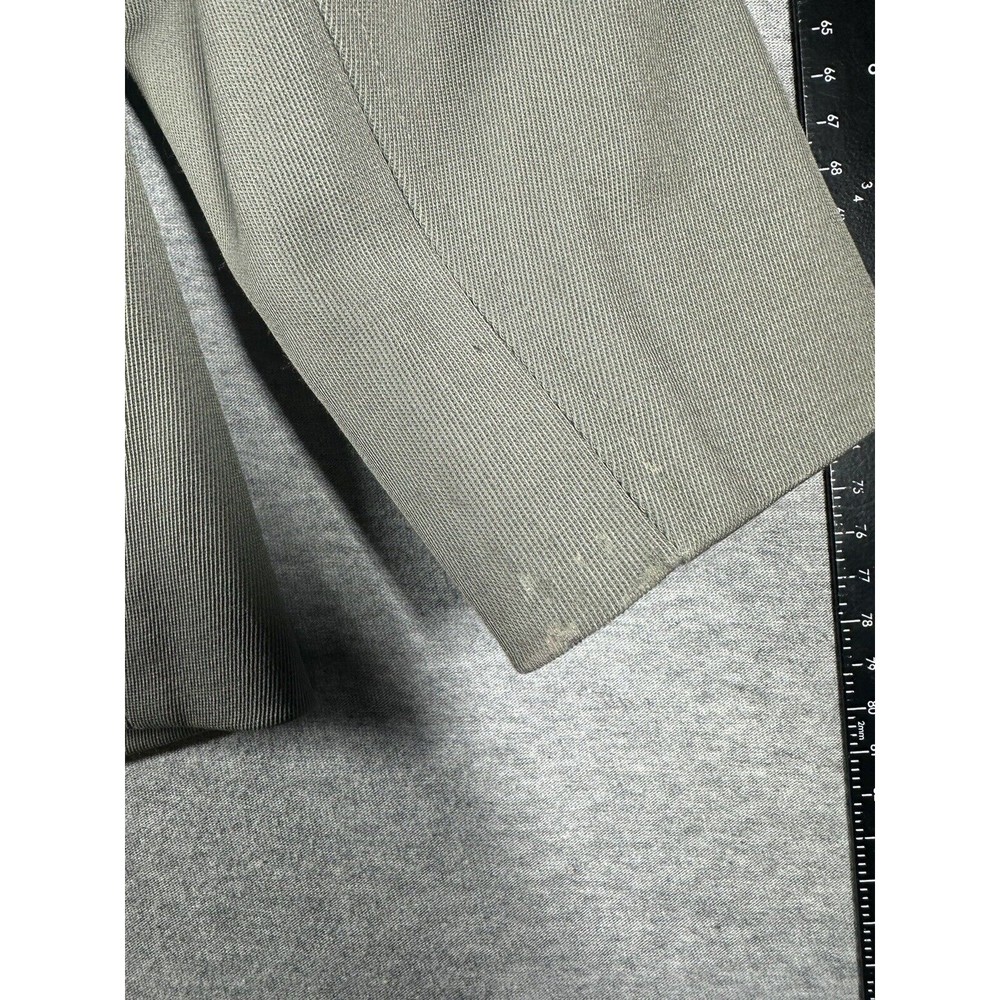 Talbots Size 14p Green Button Front Jacket Mandar… - image 5